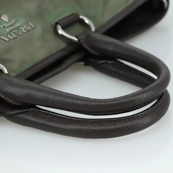 PRADA Tote Bag Nylon Leather 2way Khaki - Picture 9 of 15